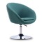 Manhattan Comfort Hopper Swivel Adjustable Height Chair in Sky Blue and Polished Chrome AC036-SB - alternate 1